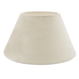 Cúpula para Abajur Luminaria Tecido Algodão Soquete Importado Bege Ref 17 - 1