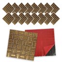 Ver imagem 4 de Pastilha De Vidro Kit 16 Uni Autocolante Parede Cozinha Banheiro Decorativa Facil Aplicacao Moderna 
