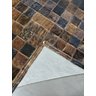Tapete de Couro Quadriculado 2,00 X 1,50 M Marron Exótico - 3
