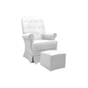Ver imagem 2 de Poltrona Para Amamentação com Balanço e Puff Laura