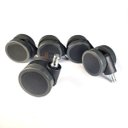 Ver imagem 1 de Rodizio 5 Unidade Anti-risco Pu para Cadeira Escritório 65mm