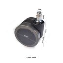 Ver imagem 5 de Rodizio 5 Unidade Anti-risco Pu para Cadeira Escritório 65mm