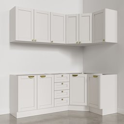Cozinha Modulada 6 Peças sem Tampo 3 Aéreos 6 Portas e 3 Balcões Arizona CabeCasa MadeiraMadeira - 8