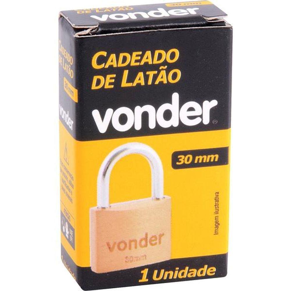 Cadeado Latão 30mm Haste Normal - Vonder - 2