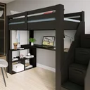 Ver mais imagens de Cama Alta Infantil/juvenil Star Plus Office Multifuncional Casatema MadeiraOriginals