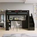 Ver imagem 3 de Cama Alta Beliche Infantil/Juvenil Star Plus Office Multifuncional Casatema MadeiraOriginals