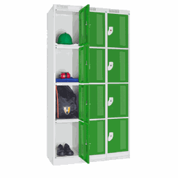 Armário em Aço 12 Portas Compatível com Capacete - Nk 3334 Verde Fluorescente - 3