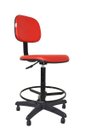 Ver imagem 1 de Cadeira Caixa Secretaria Bolt - Couro Sintetico Corano - Vermelho