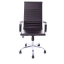 Ver imagem 2 de Cadeira Presidente Charles Eames Esteirinha Couro Pu 11p:preto