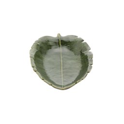 Folha Decorativa Cerâmica Banana Leaf Verde 30x20,5x6,5cm - 3 Folha Decorativa Cerâmica Banana Leaf Verde 30x20,5x6,5cm - 3