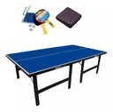 Ver imagem 1 de Mesa de Ping Pong Oficial Mdp 15mm Klopf 1001 + Kit Completo Ping Pong Klopf 5031 + Capa