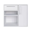 Ver imagem 2 de Balcão 1 Porta 1 Gaveta 2 Nichos Est016 Criando Mobília