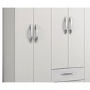 Ver imagem 3 de Guarda-roupa 6 Portas Nt 5130 Branco - Notável