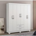 Ver imagem 2 de Guarda-roupa 6 Portas Nt 5130 Branco - Notável