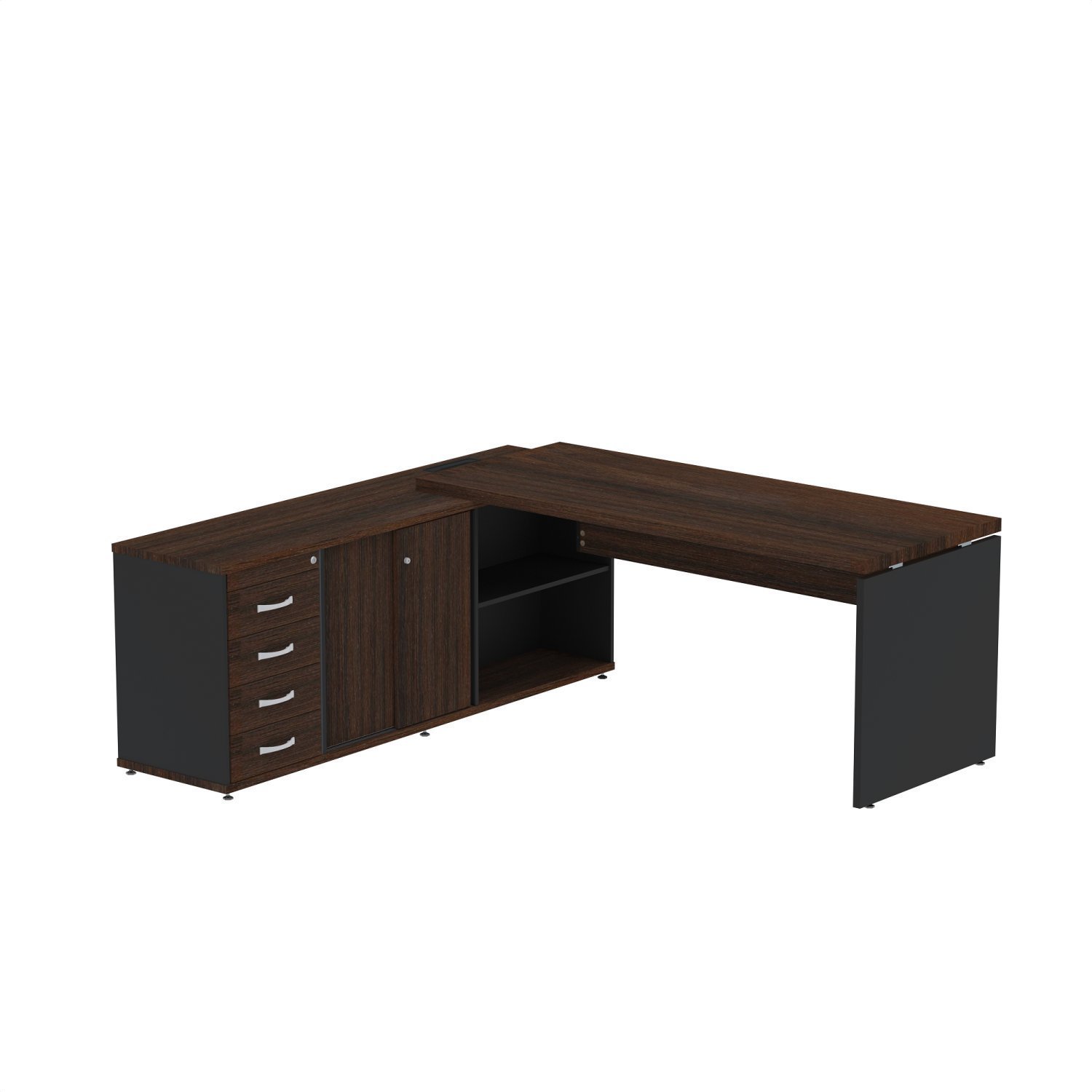 Mesa para Escritório em L Diretor 190x180cm MPB04GPE40TUB ESP215  - 1