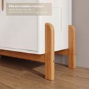 Ver imagem 5 de Buffet 170cm 4 Portas Lizz Branco/Cedro