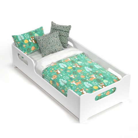 Mini Cama Infantil Montessoriana Encanto:Branca