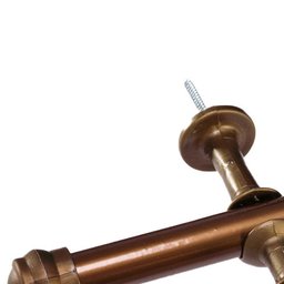 Varão Cortina Duplo 3 Metros 19mm X 28mm Ouro Velho - 4