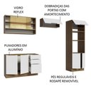Ver imagem 5 de Armário de Cozinha Completa 270cm Rustic/Branco Stella Madesa 07
