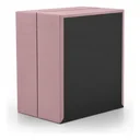 Ver imagem 5 de Base Box para Cama Juvenil Dobrável Suede 188x78cm Bipartido - Rosa
