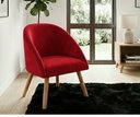 Ver imagem 3 de Conjunto 4 Cadeiras Luna Decorativa Ergonômica Pés Madeira para Sala de Jantar,cozinha ou Quarto- Ve