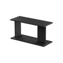 Ver imagem 4 de Mesa de Cabeceira Livn sem Gavetas MDP Preto Mercado Das Prateleiras 65cm