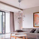 Ver imagem 3 de Lustre Pendente Candelabro France Nice 3 Lâmpadas E14 Bivolt Champagne