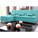 Ver imagem 5 de Sofá Cama com Chaise 3 Lugares 2,00 Mts Nice Matrix Verde