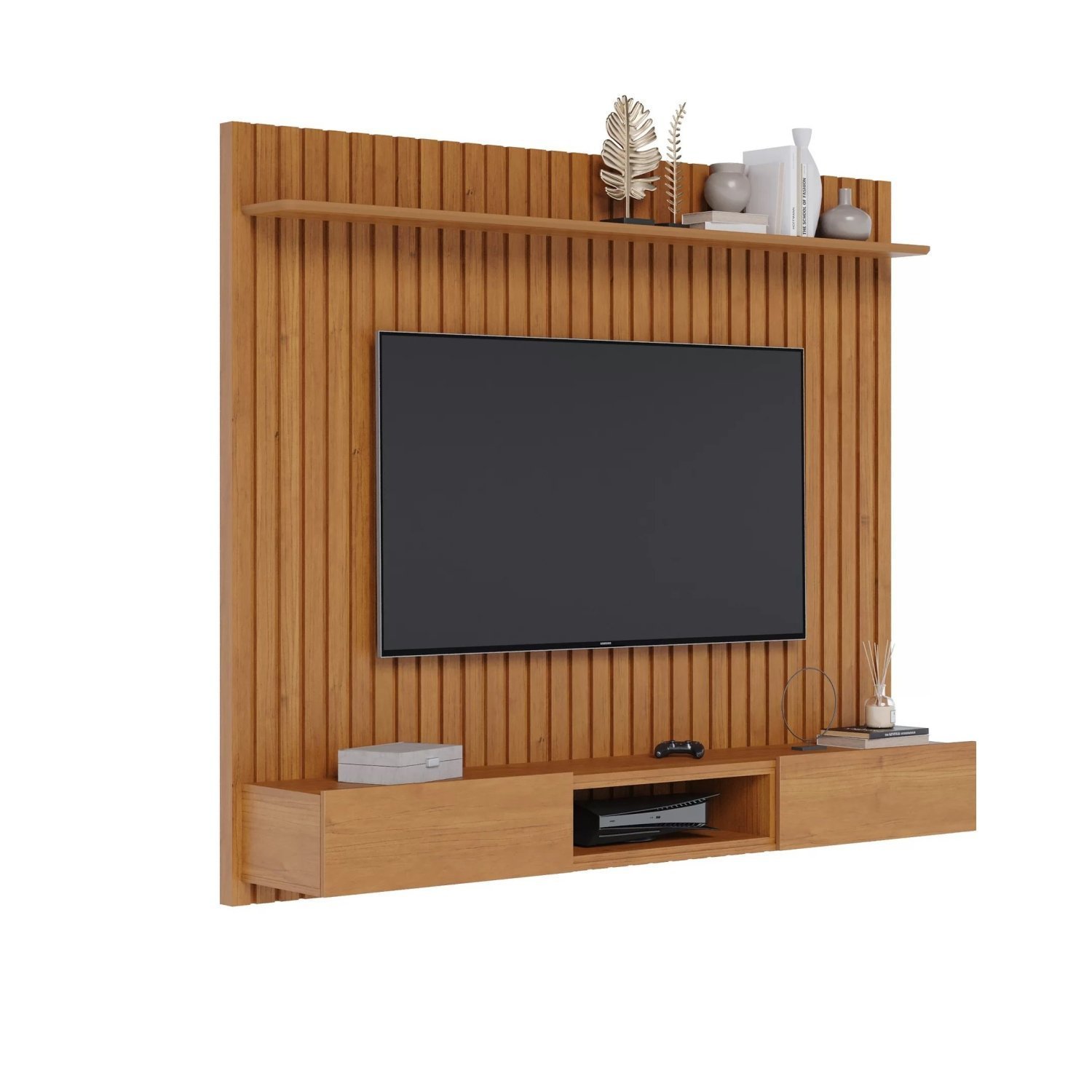 Painel para TV até 70 Polegadas Ripado Loft 1,8m  - 2