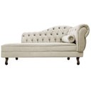 Ver imagem 3 de Diva Recamier Juliana140cm Lado Esquerdo Linho Bege - Amarena Móveis