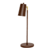 Luminária de Mesa Abajur Julia Marrom Cortem - 2