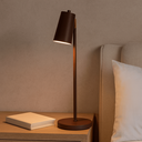 Ver imagem 1 de Luminária de Mesa Julia Marrom Corten Articulada E27 Lumim