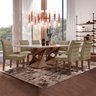 Conjunto Sala de Jantar Genova Tampo Vidro/mdf com 6 Cadeiras Genova Smart Plus - 1