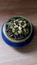 Ver imagem 6 de Turíbulo Incensario Metal e Porcelana 10 Cm Defumador Roxo