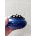 Ver imagem 2 de Turíbulo Incensario Metal e Porcelana 10 Cm Defumador Roxo