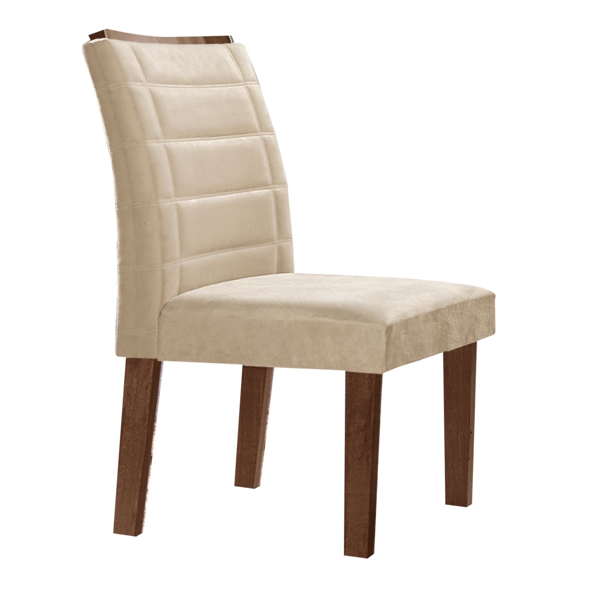 Conjunto Sala De Jantar Genova Tampo Vidro/MDF com 6 Cadeiras Genova Smart Plus  - 12