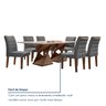 Conjunto Sala de Jantar Genova Tampo Vidro/mdf com 6 Cadeiras Genova Smart Plus - 7
