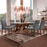 Conjunto Sala de Jantar Genova Tampo Vidro/mdf com 6 Cadeiras Genova Smart Plus - 1