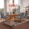 Conjunto Sala de Jantar Genova Tampo Vidro/mdf com 6 Cadeiras Genova Smart Plus - 1