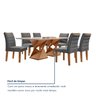 Conjunto Sala de Jantar Genova Tampo Vidro/mdf com 6 Cadeiras Genova Smart Plus - 7