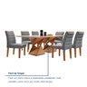 Conjunto Sala de Jantar Genova Tampo Vidro/mdf com 6 Cadeiras Genova Smart Plus - 8
