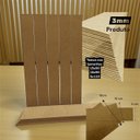 Ver imagem 3 de Kit 10 Tiras Shiplap MDF 3mm Decoração Parede