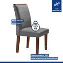 Ver imagem 6 de Conjunto Sala de Jantar Genova Tampo Vidro/MDF com 6 Cadeiras Luísa Smart Plus