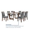 Conjunto Sala de Jantar Nápoles Tampo Vidro/mdf com 6 Cadeiras Luísa Smart Plus - 8