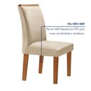 Ver imagem 5 de Conjunto Sala de Jantar Nápoles Tampo Vidro/mdf com 6 Cadeiras Luísa Smart Plus