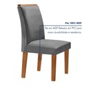 Ver imagem 5 de Conjunto Sala de Jantar Nápoles Tampo Vidro/mdf com 6 Cadeiras Luísa Smart Plus