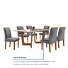 Conjunto Sala de Jantar Nápoles Tampo Vidro/mdf com 6 Cadeiras Luísa Smart Plus - 8