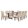Conjunto Sala de Jantar Nápoles Tampo Vidro/mdf com 8 Cadeiras Genova Smart Plus - 14