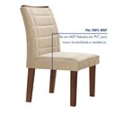 Ver imagem 5 de Conjunto Sala de Jantar Nápoles Tampo Vidro/mdf com 8 Cadeiras Genova Smart Plus