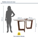 Ver imagem 3 de Conjunto Sala de Jantar Nápoles Tampo Vidro/mdf com 8 Cadeiras Genova Smart Plus